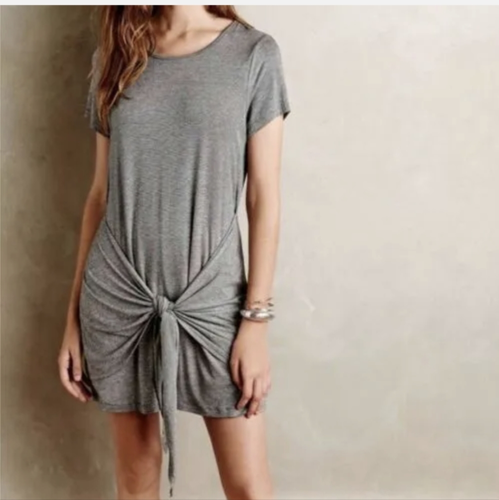 Anthropologie Tie knot T-shirt Dress size XS